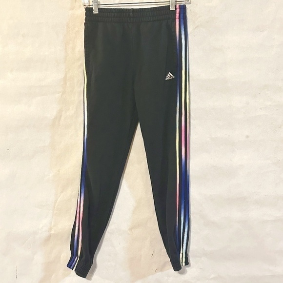 Adidas Multicolor Sweatpants Joggers Athletic Pants - Picture 1 of 10